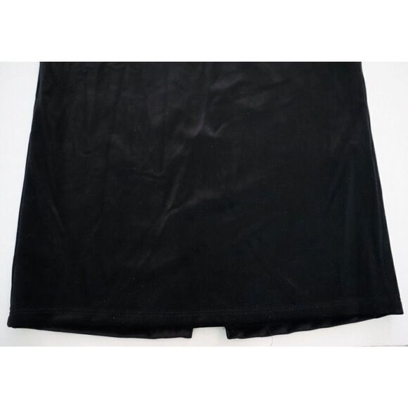 Good American GDK0075 Women's Sz 1/S Black Velvet Long Sleeve Midi Dress - Picture 7 of 14